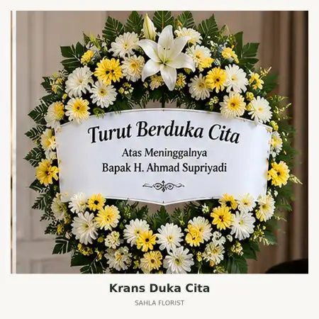 Krans Bunga Duka Aeon Mall Jakarta Garden City